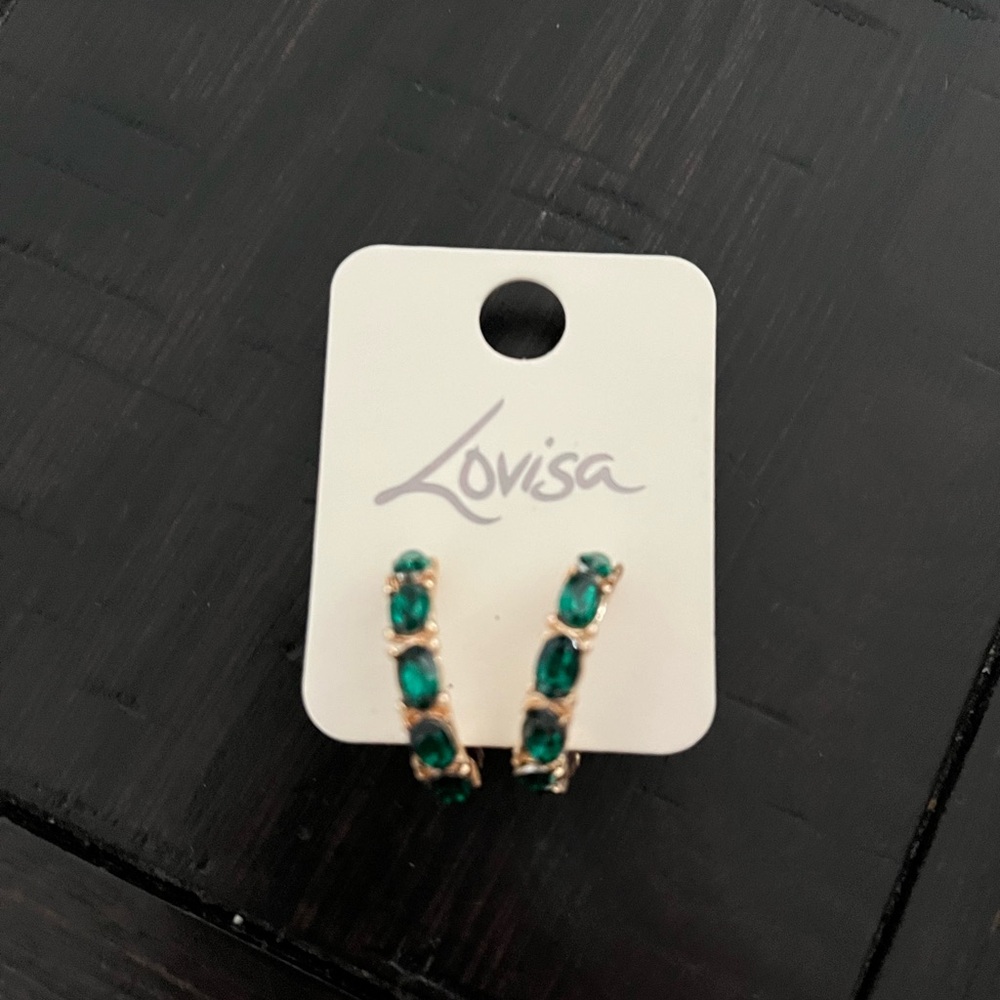 Lovisa emerald earrings